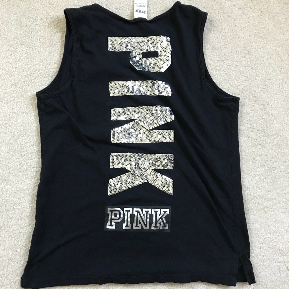 VS Muscle Tee with sequins